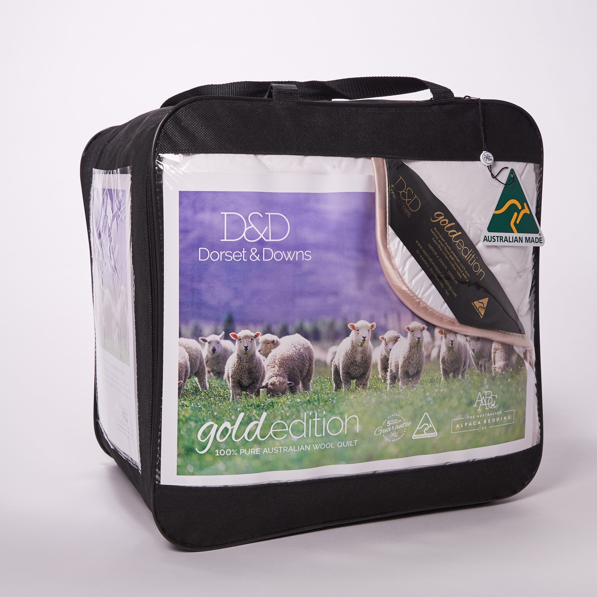Dorset & Downs Gold Edition 500 Wool Quilt