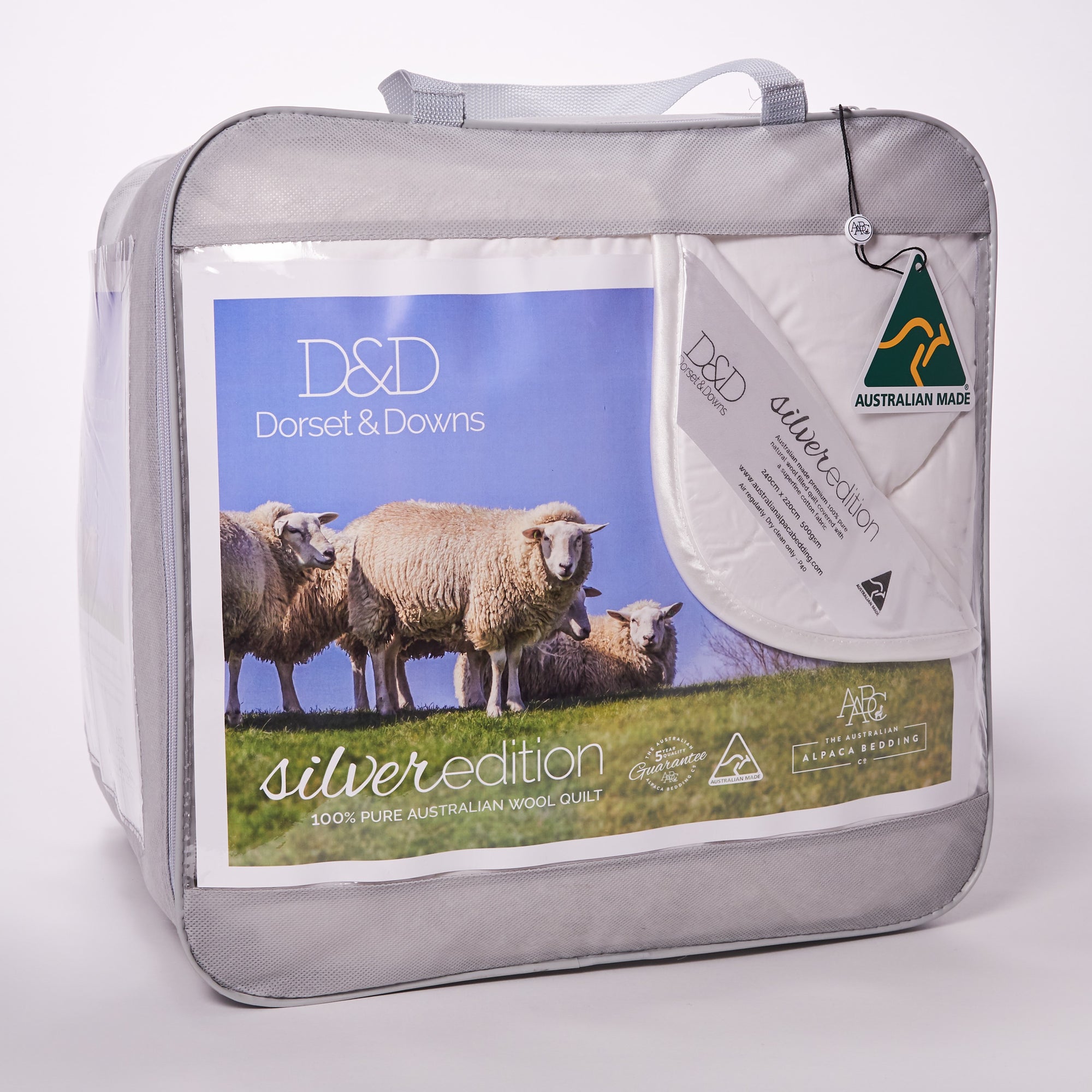 Dorset & Downs Silver Edition 300 Wool Quilt