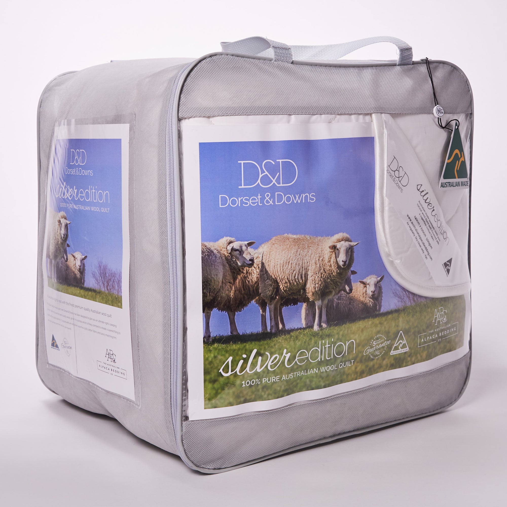 Dorset & Downs Silver Edition 300 Wool Quilt